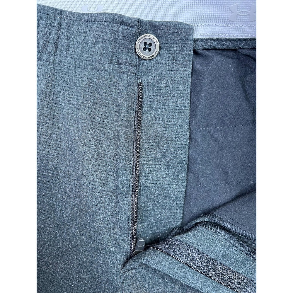 Under Armour Pants Mens 32x32 Gray Golf Vented Chino Performance Straight Leg - Picture 4 of 13